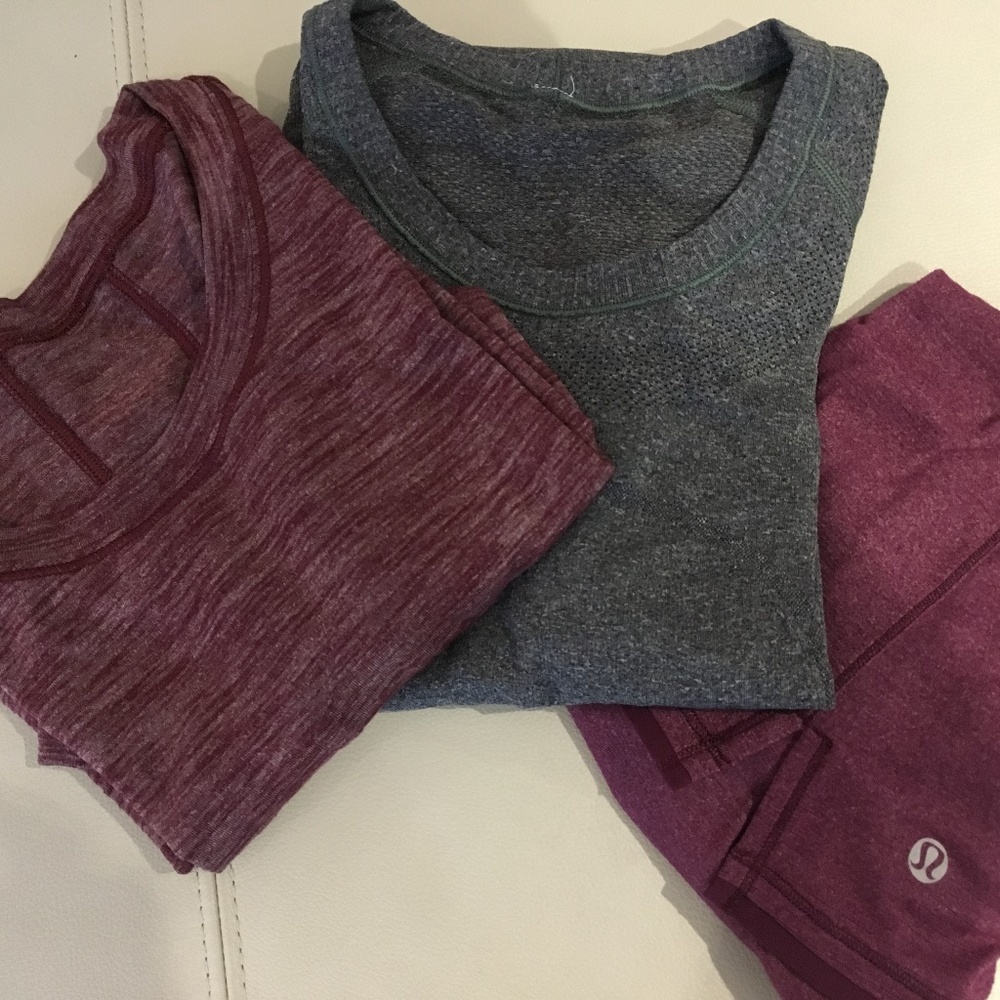 lululemon exercise tops